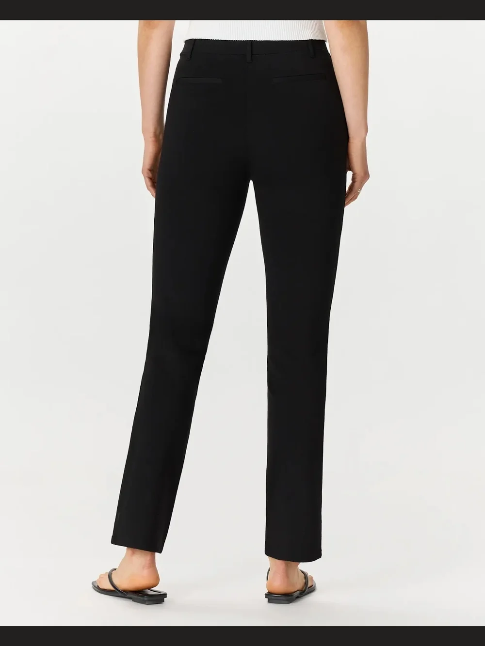 Ultra-Stretch Ponte Bootcut Black Pants Quince - Women's Size Large NWT - Picture 3 of 14